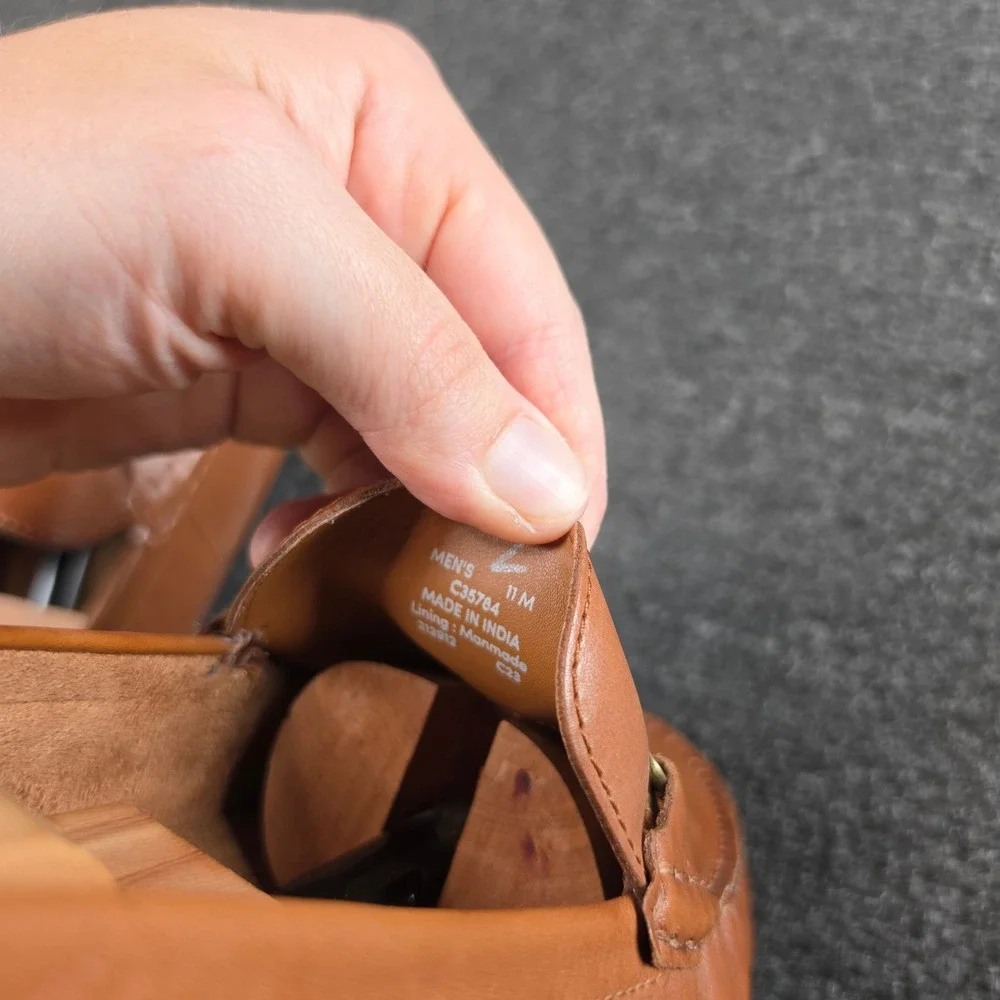 Cole Haan Wyatt Bit Driver Loafers Tan Mens 11M Bit C35784 Grand.OS Casual Wear